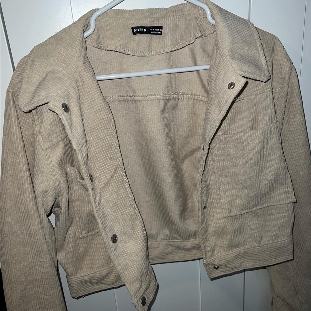 tan corduroy jacket